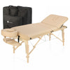 ZENGROWTH Table de massage pliante Nimman Beige