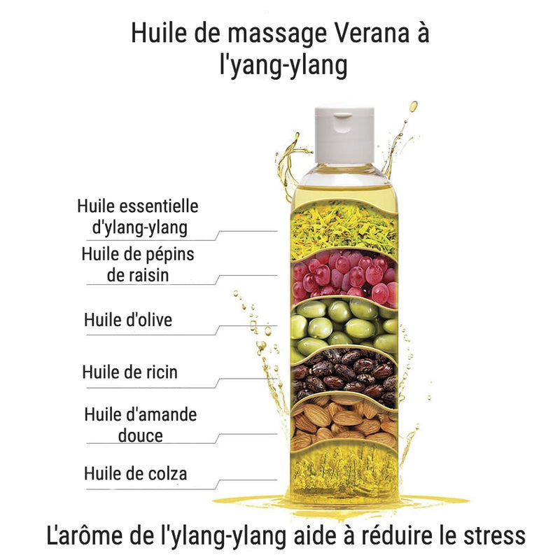 Verana Huile de massage au Ylang Ylang 1L