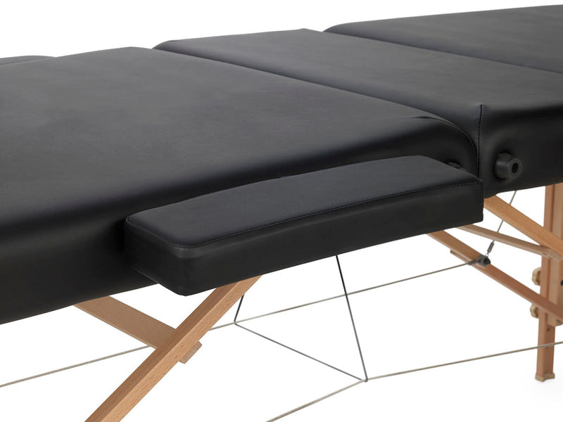 ZENGROWTH Table de massage pliante Economy Noire
