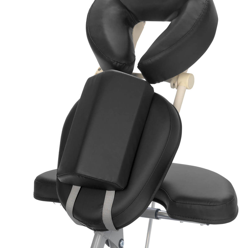 ZENGROWTH Chaise de massage pliante Valo noir
