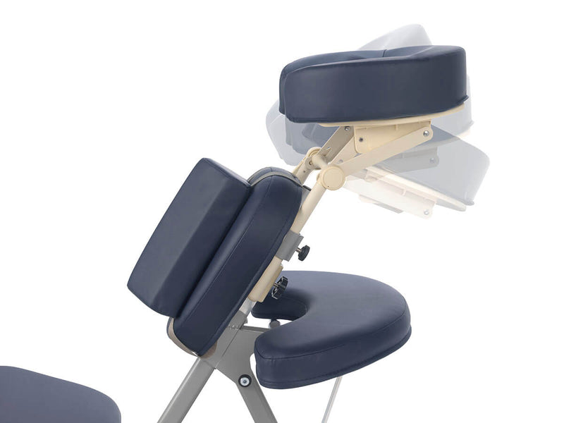 ZENGROWTH Chaise de massage pliante Valo bleu-foncé