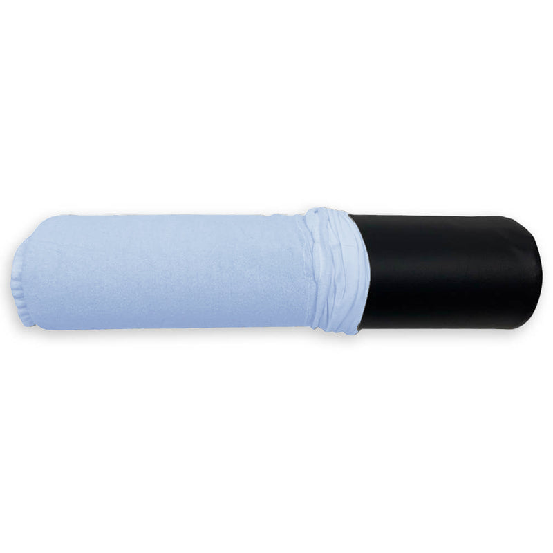 ZENGROWTH Housse coussin rond pour table de massage 66 cm Bleu clair