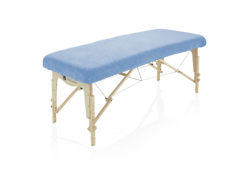 ZENGROWTH Housse table de massage sans trou visage bleu ciel