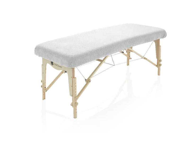 ZENGROWTH Housse table de massage sans trou visage blanc