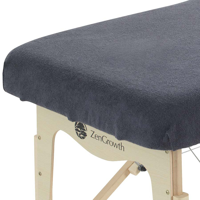 ZENGROWTH Housse table de massage sans trou visage gris