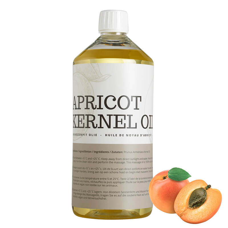 ZenGrowth Huile de noyau d'abricot 100% naturelle 1l