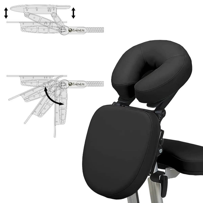 Stronglite Chaise de massage pliante Ergo pro II Noir
